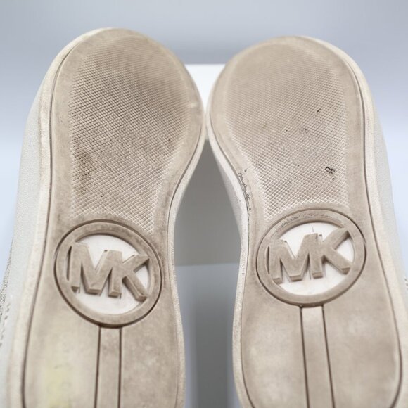 MICHAEL KORS Women's Poppy Color-Block Logo Sneakers  Size 6.5 - Picture 7 of 8